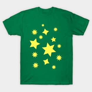 Xmas Star Pattern T-Shirt